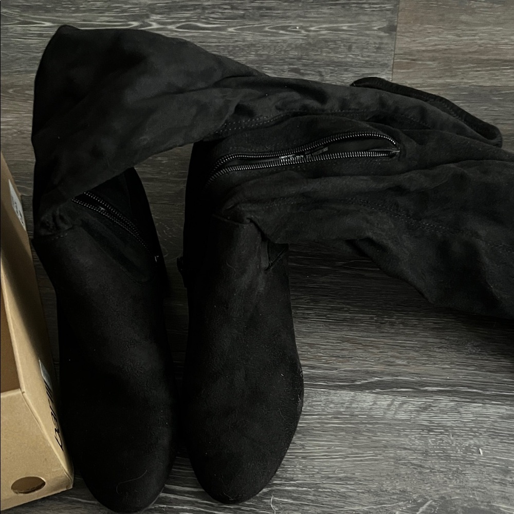 Bar III Women's Over the Knee Boots - Black